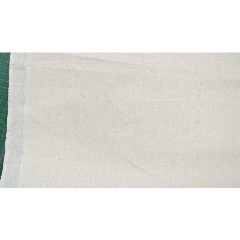 Calico 100% Unbleached Calandered Cotton 94in wide (238cm) 50cm REMNANT