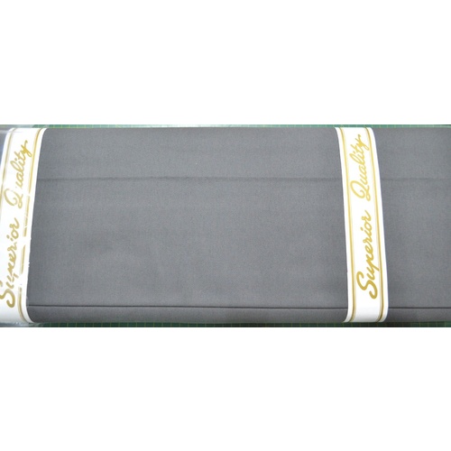 Sew Easy 100% COTTON DRILL, 200GSM, CHARCOAL GREY 110cm Wide per Metre