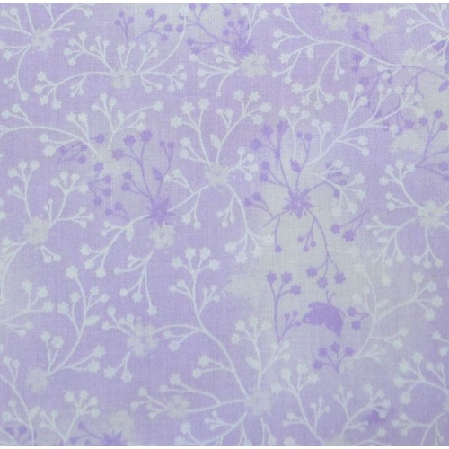 Flutter Tone On Tone Cotton Fabric, ORCHID, 110cm Wide x 50cm