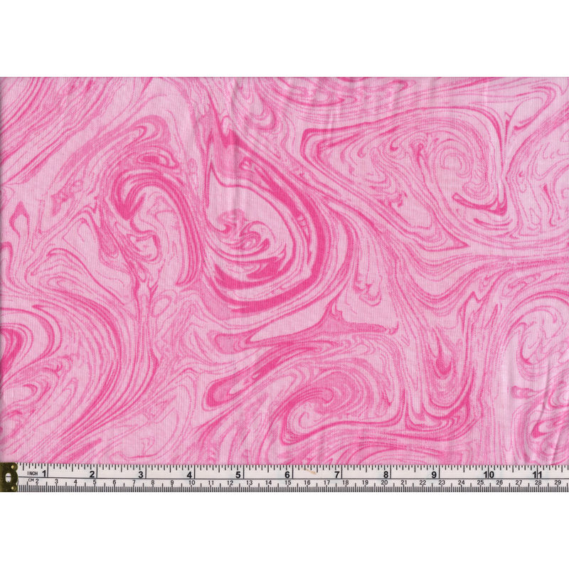 Triple S Marble Print 100% Cotton Quilt Backing Fabric, 260cm Wide Per Metre, PINK