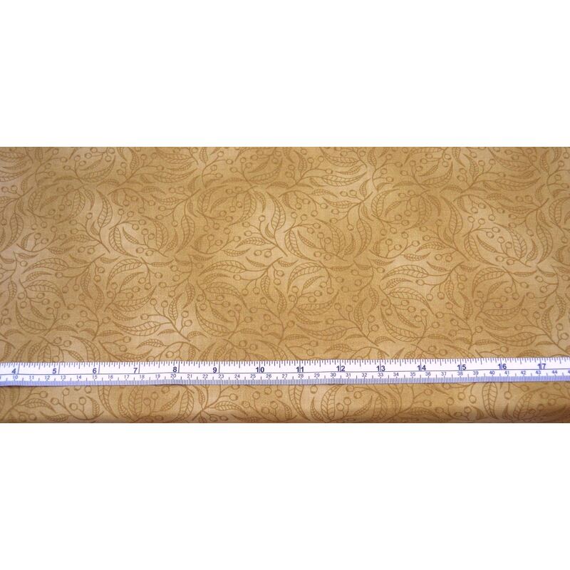 Gumnut Cotton Fabric, SILKWOOD BEIGE, 110cm Wide, Per Metre