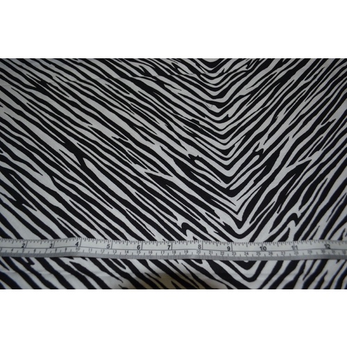 Cotton Fabric, Zebra Stripes, 110cm Wide