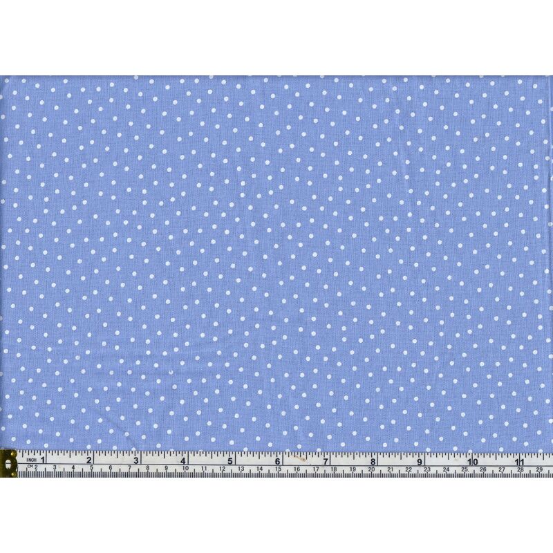I Love Flowers Spot Mid Blue, GL6940.07, 110cm wide x 78cm REMNANT
