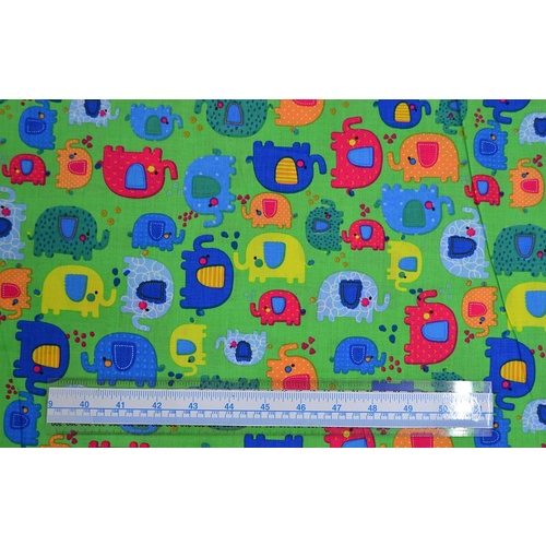 Elly Belly Green Per Metre