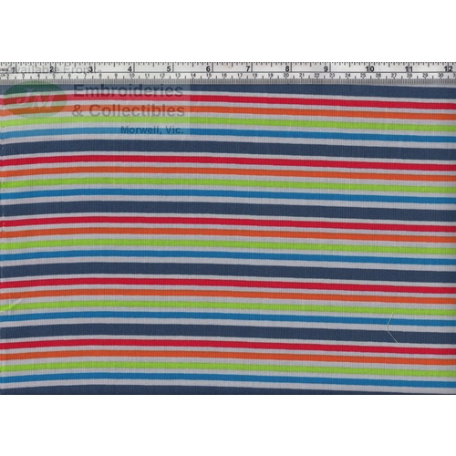 Beep Stripes Multi, 137cm Wide Per Metre