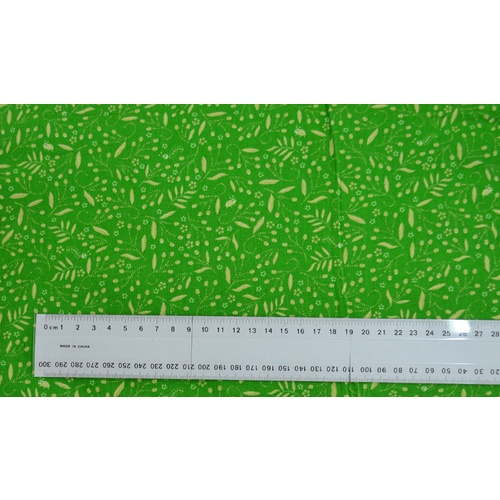 Little Critters Per Metre, 110cm Wide, BRIGHT GREEN, GL6951.13