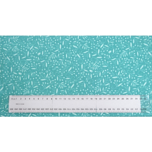 Little Critters Per Metre, 110cm Wide, AQUA, GL6951.15