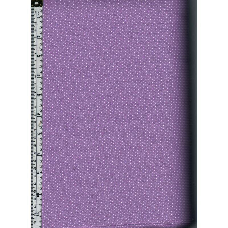 Sew Easy Cotton Fabric, Micro Dots LAVENDER, 110cm Wide