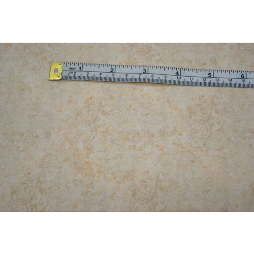 Mika High Tea Vanilla Cream Cotton Fabric, 110cm Wide "Made in Japan"
