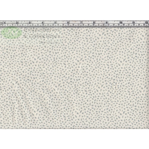 Grey Sprigs, 112cm Wide per Metre