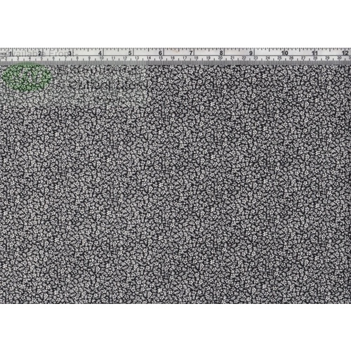 White On Black #9343.02, 110cm Per Metre