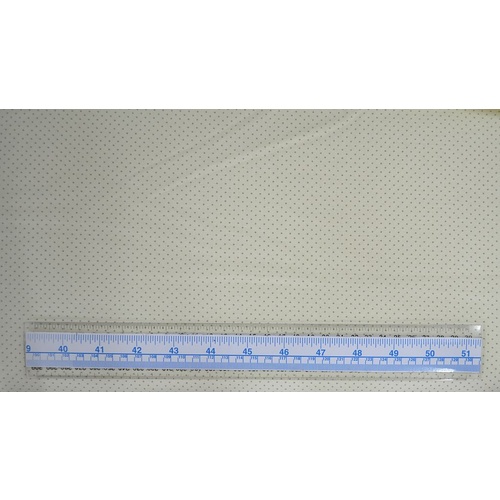 92cm REMNANT Cotton Fabric, 110cm Wide, Multi Spot Cream #GL9346.104