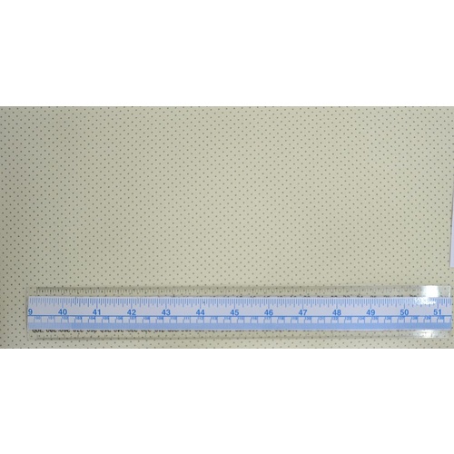 Cotton Fabric Per Metre, 110cm Wide, Multi Spot Grey On Cream #GL9346.108