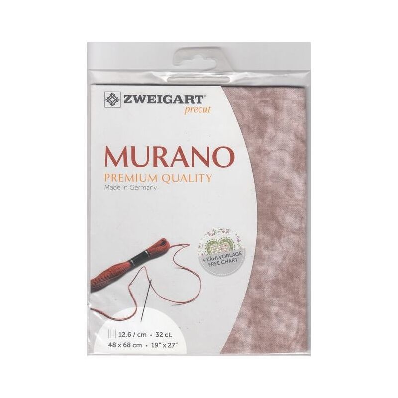 Murano Evenweave 32ct VINTAGE BROWN Precut 48x68cm 3984.3219