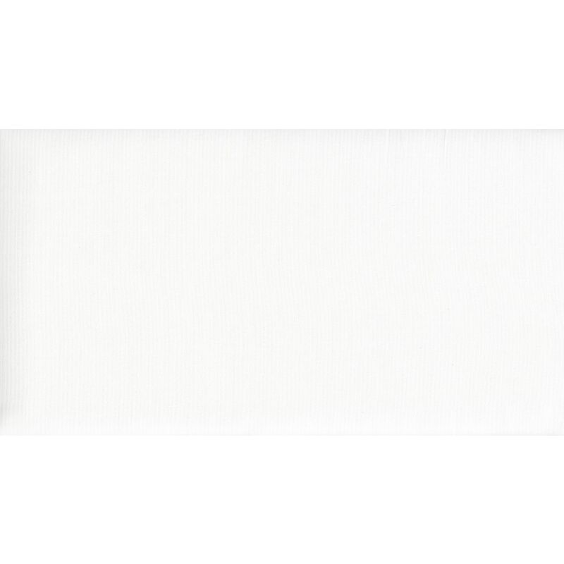 Quilters Cotton (Homespun) Fabric, WHITE, 110cm Wide 50cm REMNANT