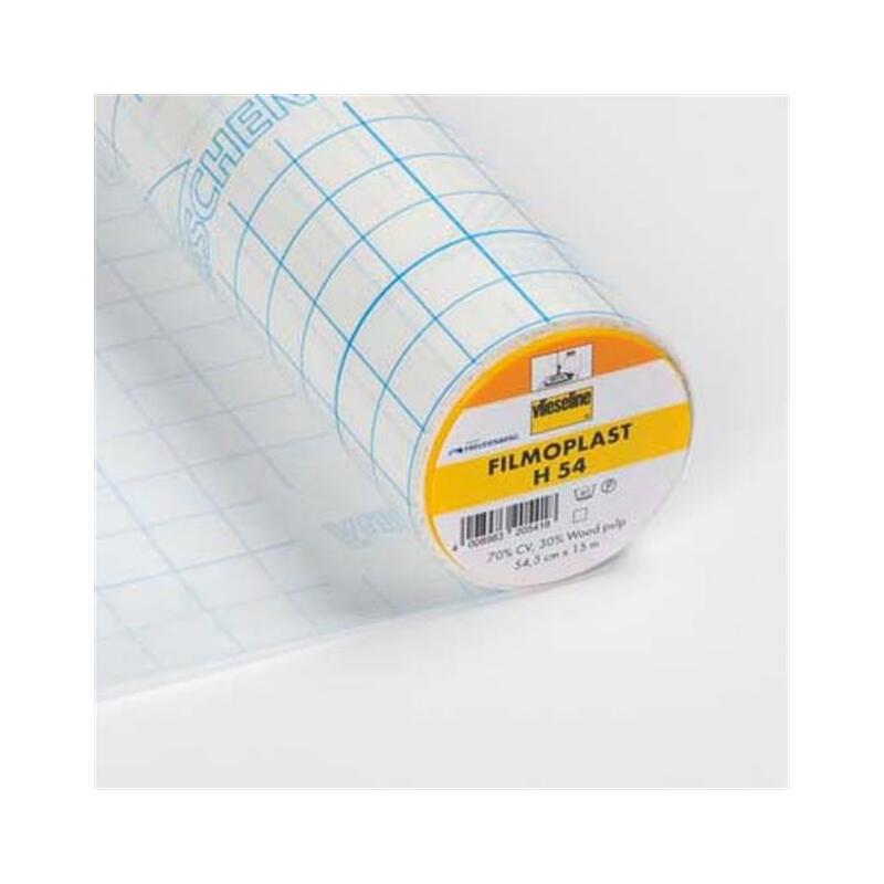 Vilene H54 Stabiliser Filmoplast Embroidery, 54cm Wide Per Metre - White