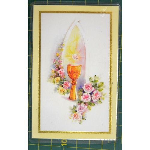 Prayer Before Holy Communion Laminated Prayer Card, 110 x 70mm, Holy Card
