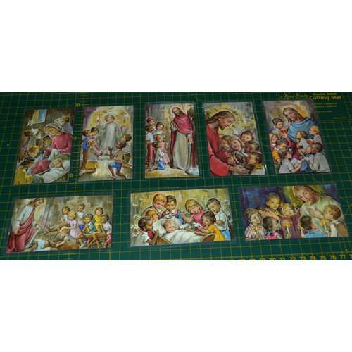 Brethren Series Laminated Holy Cards, Set Of 8 Cards, 1 Of Each Design, 105 x 65mm