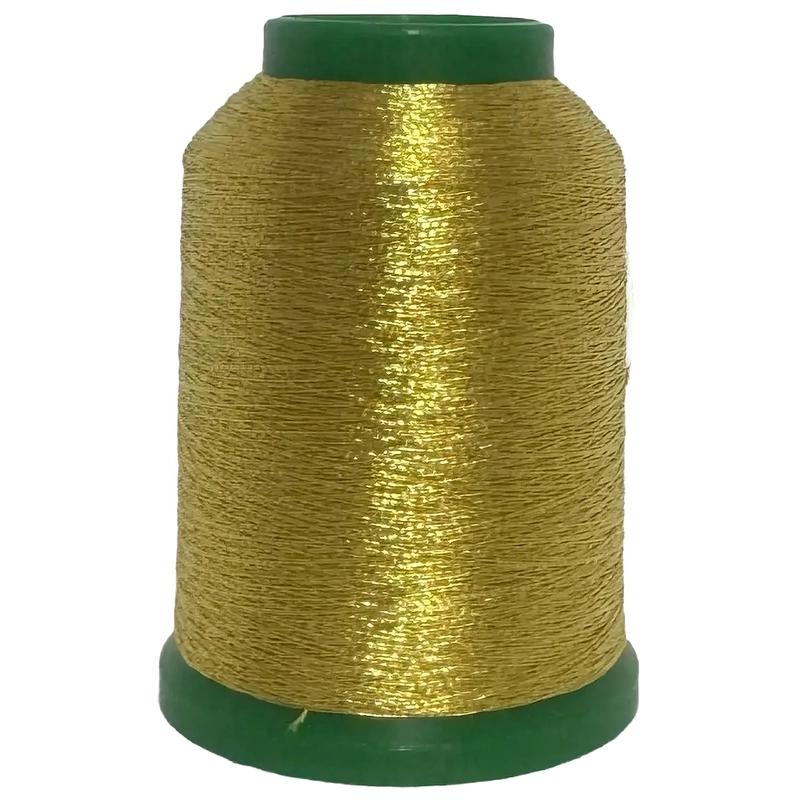 Amann Isamet 0491 GOLD Metallic Embroidery Thread, 1000m Cone