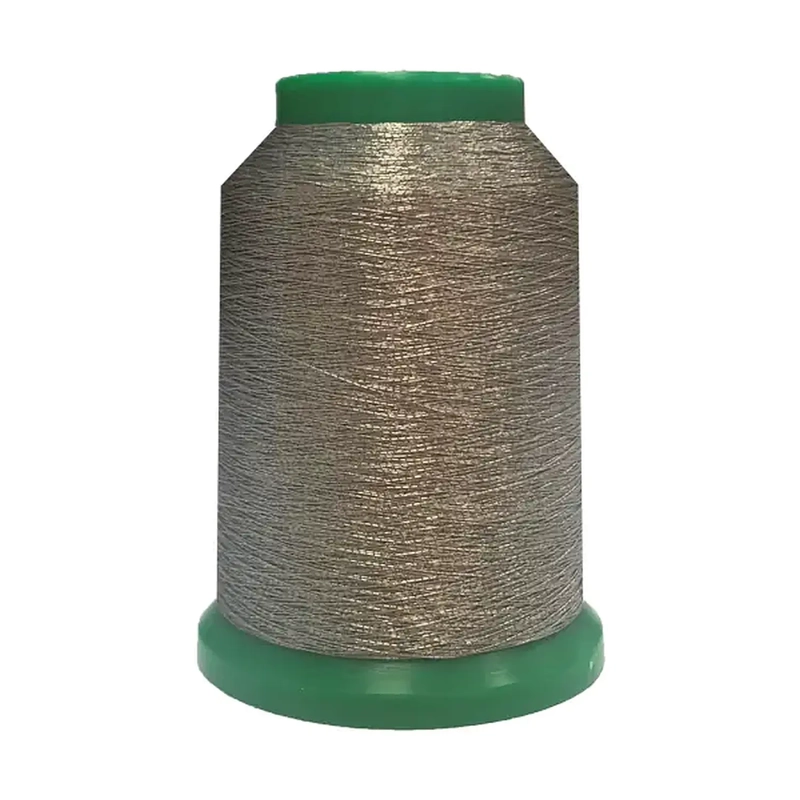 Amann Isamet 0555 METALLIC CHROME Metallic Embroidery Thread, 1000m Cone