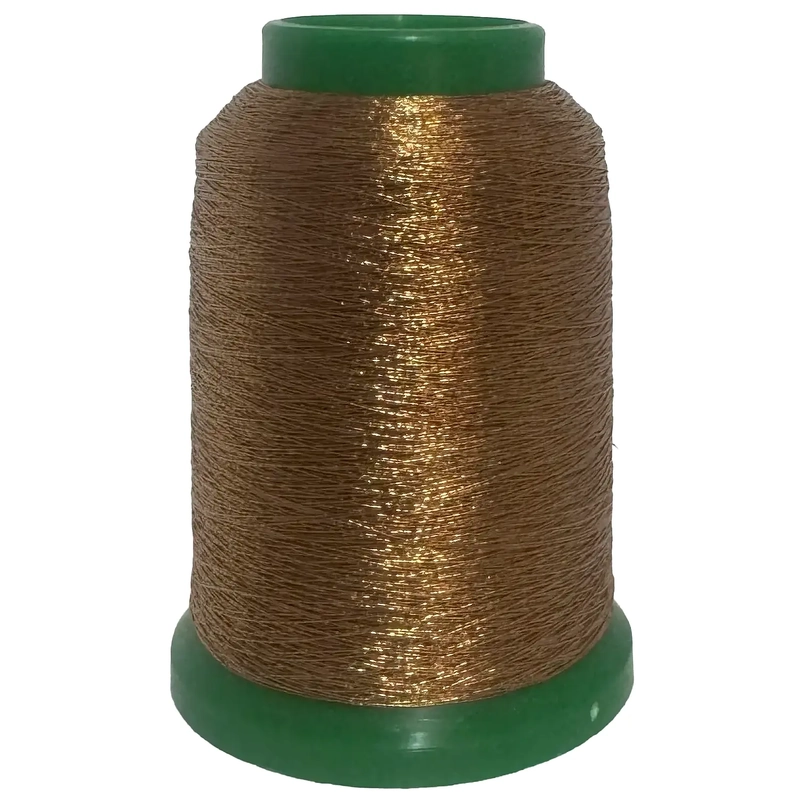 Amann Isamet 0922 BRONZE Metallic Embroidery Thread, 1000m Cone
