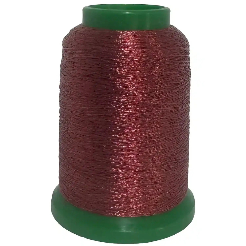 Amann Isamet 1913 RED Metallic Embroidery Thread, 1000m Cone
