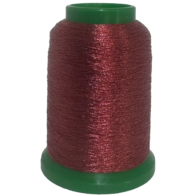 Amann Isamet 1913 RED Metallic Embroidery Thread, 1000m Cone
