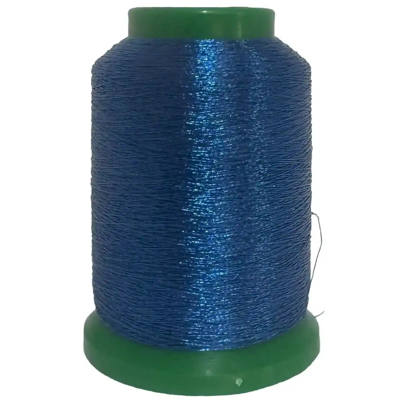Amann Isamet 3611 DARK BLUE Metallic Embroidery Thread, 1000m Cone
