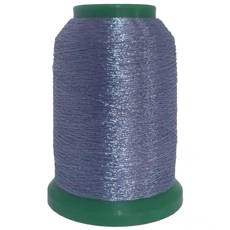 Amann Isamet 3641 LIGHT BLUE SILVER Metallic Embroidery Thread, 1000m Cone