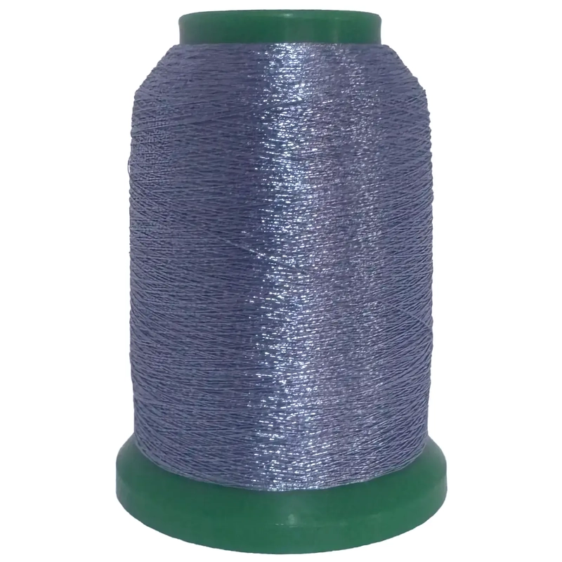 Amann Isamet 3641 LIGHT BLUE SILVER Metallic Embroidery Thread, 1000m Cone