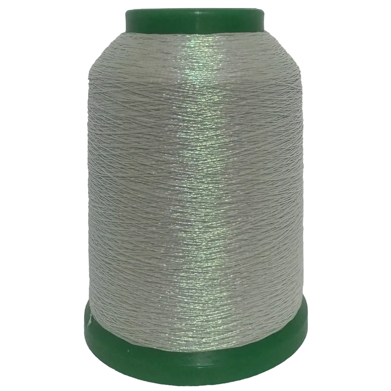 Amann Isamet 9942 PASTEL LIGHT GREEN Metallic Embroidery Thread, 1000m Cone