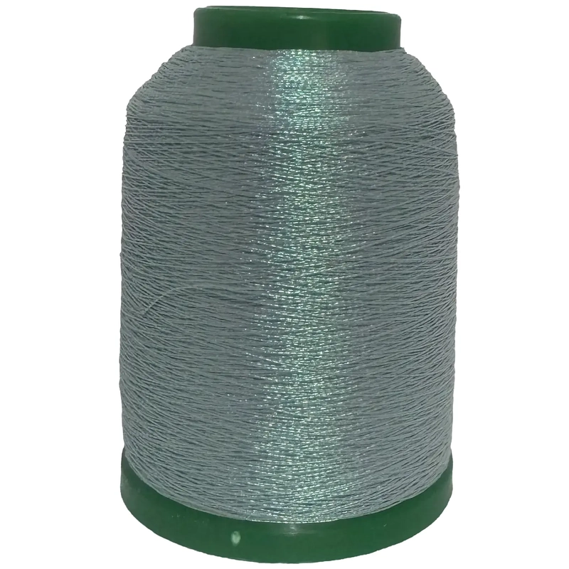 Amann Isamet 9946 PASTEL AQUA Metallic Embroidery Thread, 1000m Cone