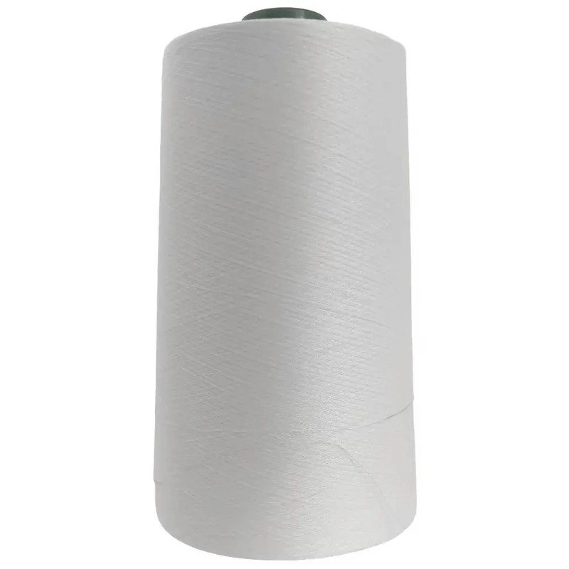 Amann Isa Bobbinfil 180, White, 20,000m Cone, 100% Polyester