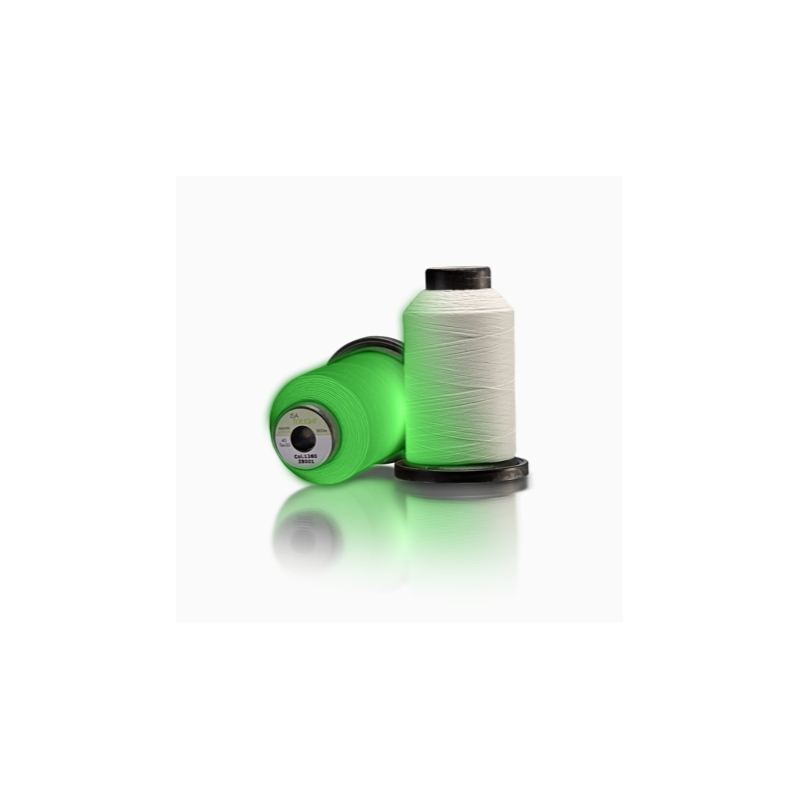 Amann ISA TEXLIGHT Thread Champagne Phosphorescent #1260, 800m Cone Thread
