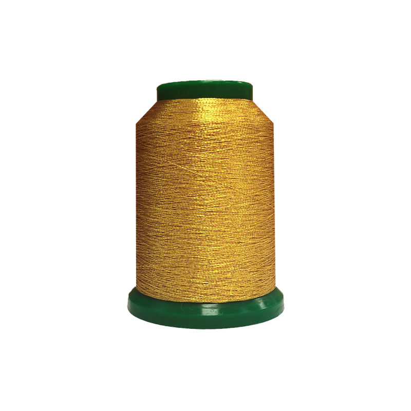 Amann Isamet 0491 Metallic Yellow Gold Metallic Thread, 5000m Cone