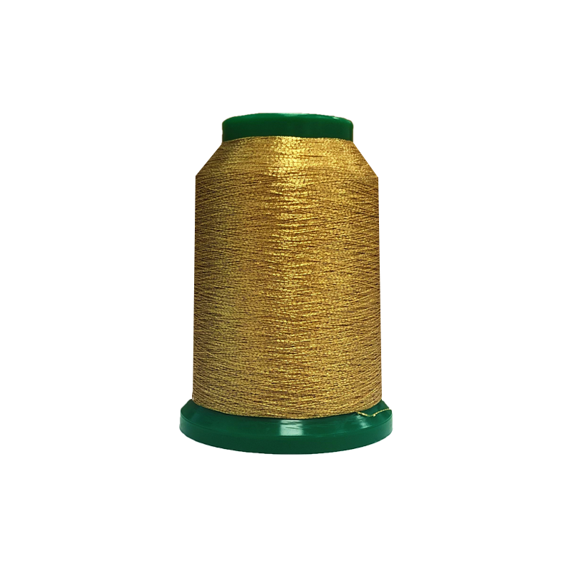 Amann Isamet 0500 Metallic Bright Gold Metallic Thread, 5000m Cone