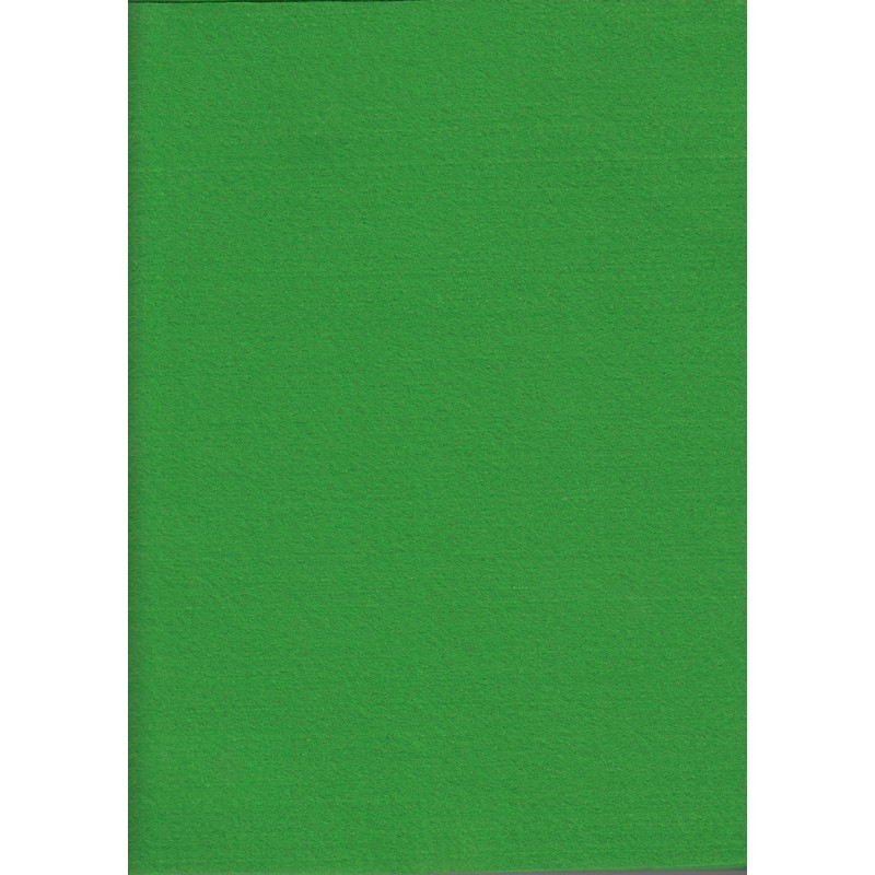 Acrylic Felt Rectangles (Squares), Approx 30 x 25cm INDIA GREEN, 10 Sheets