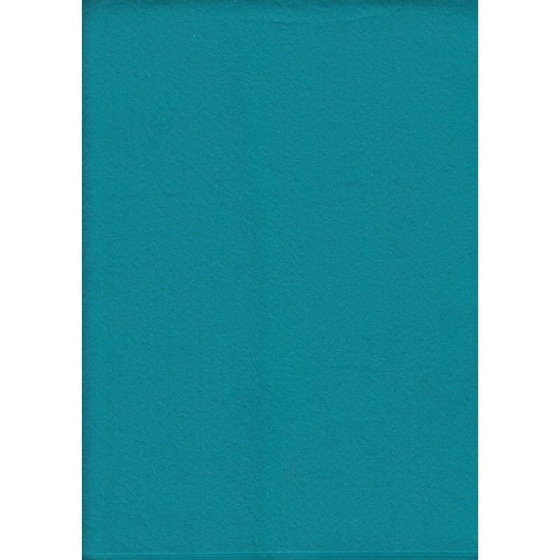 Acrylic Felt Rectangles (Squares), Approximately 30 x 25cm TURQUOISE, 10 Sheets