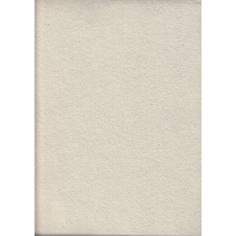 Acrylic Felt Rectangles (Squares), Approximately 30 x 25cm, IVORY 10 Pack
