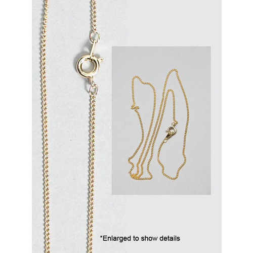 Fine Necklace Chain, Gold Tone, 20", 51cm, A Quality Chain