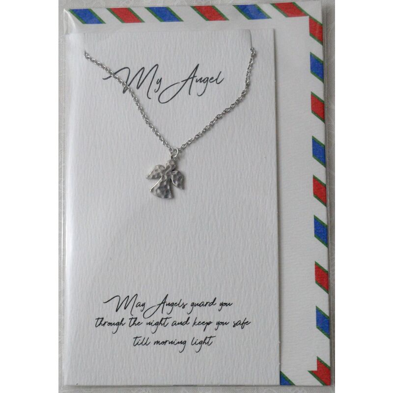 Heartfelt Jewellery, My Angel, Pewter Charm On Stainless Steel Chain JE15976