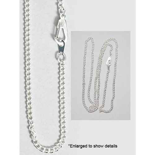 Necklace Chain, Silver Plated, 24", 60cm, A High Quality Silver plated Chain
