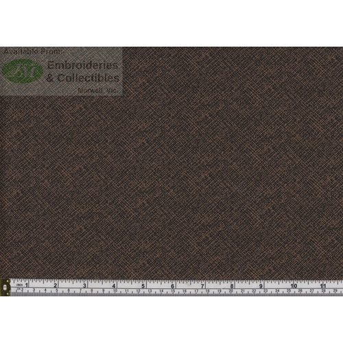 RJR Fabrics, Tuxedo BROWN,110cm Wide 100% Cotton Fabric
