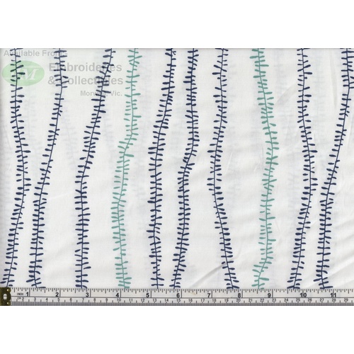 Windham Fabrics 100% Cotton Prints, Echo #33407, 112cm Wide 42cm REMNANT