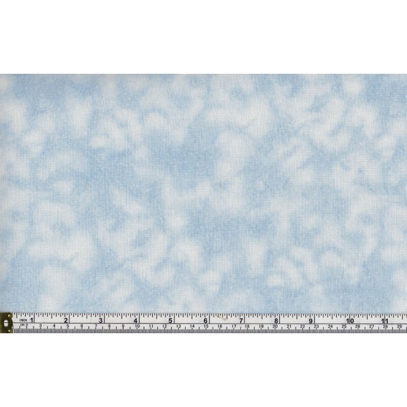 John Louden Marble Cotton Fabric, Colour 37 BLUE, 110cm Wide PER Metre