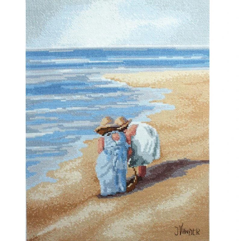 DMC, SAND SHADOWS Counted Cross Stitch Kit, 22 x 29cm, 16ct Aida, JV002