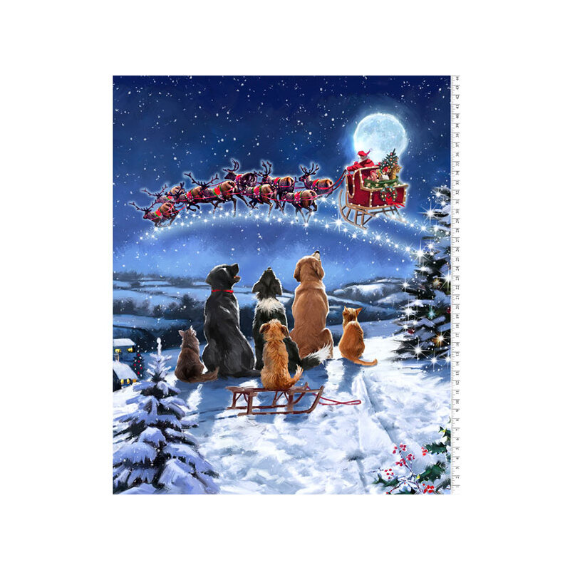 Story Time Vintage Disney Holidays and Celebrations PANEL, Quilting Fabric