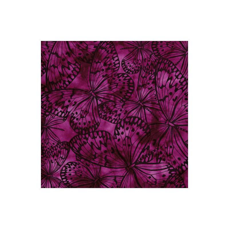 Butterflies (0216) Mauve, 112cm Wide Cotton Quilting Fabric 0216H
