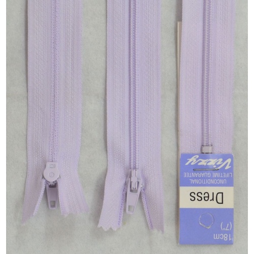 Vizzy Dress Zip, 18cm Colour 89 LILAC
