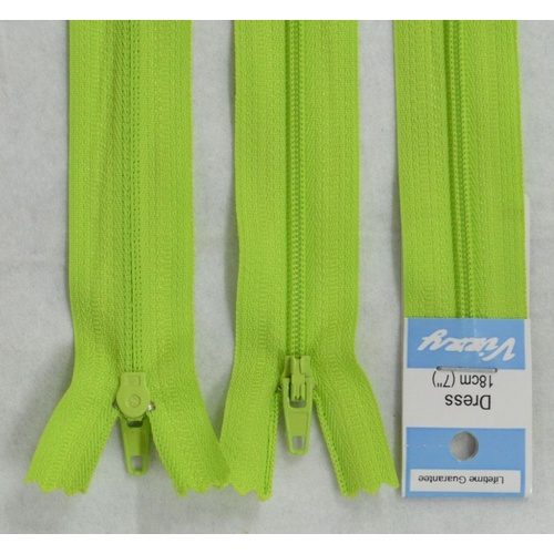 Vizzy Dress Zip, 18cm Colour 98 WILLOW